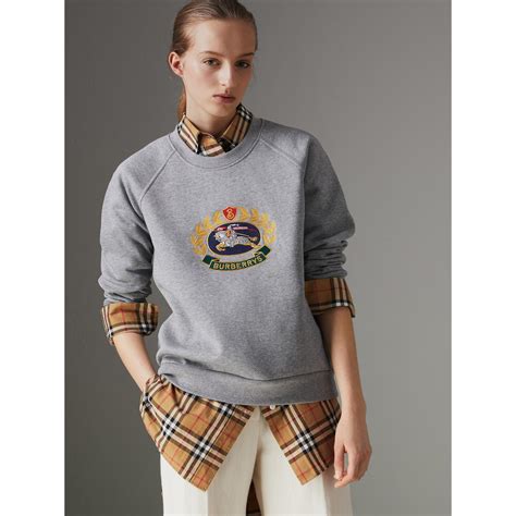 burberry embroidered sweatshirt|Burberry sweatshirt vintage.